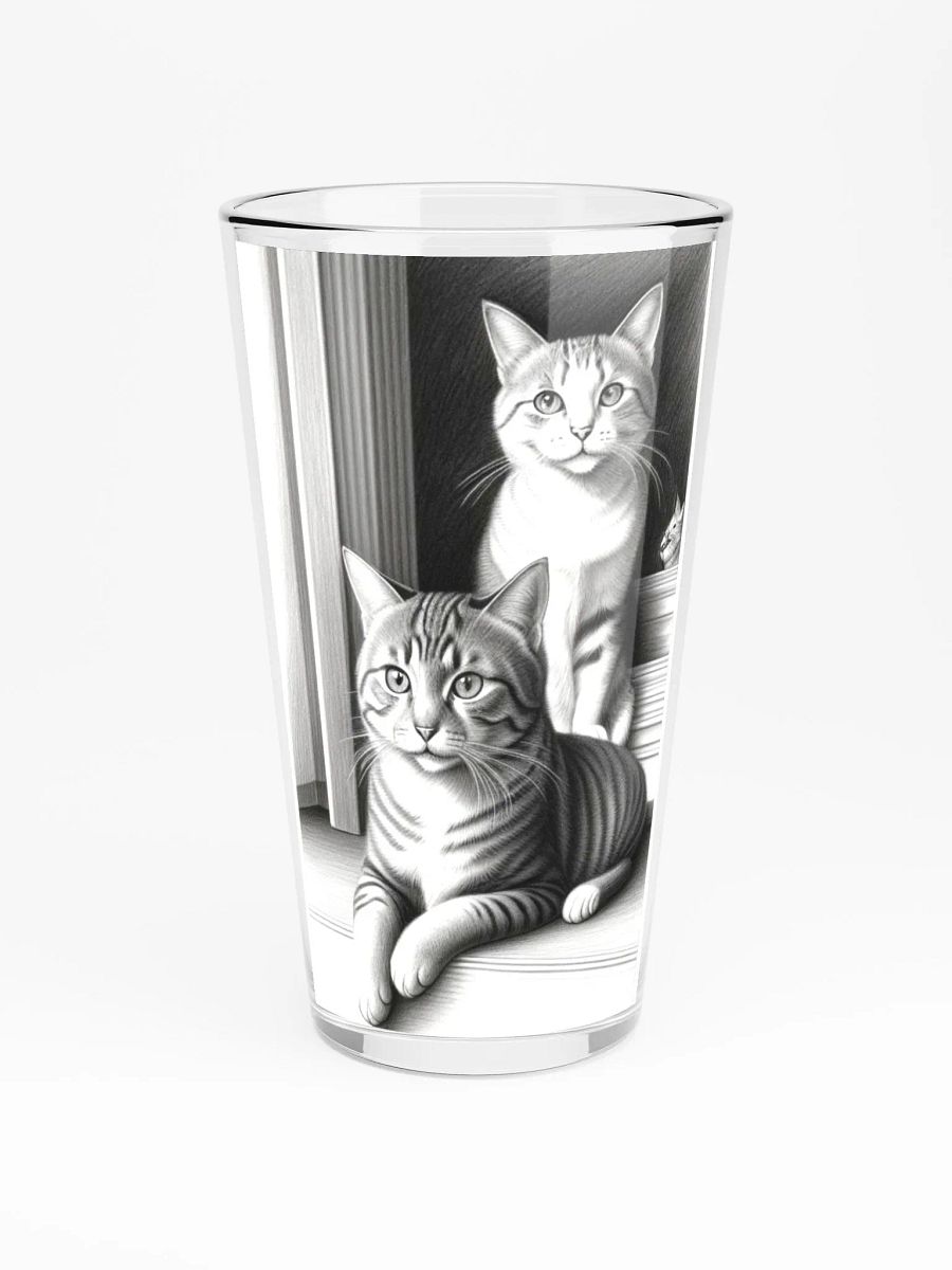 Whiskered Duo Pint Glass product image (3)