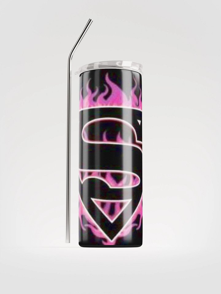 Flaming Superhero Stainless Steel Tumbler product image (1)