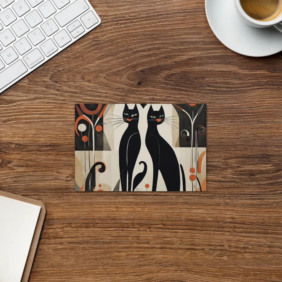 Black & Orange Love Cats product image (9)