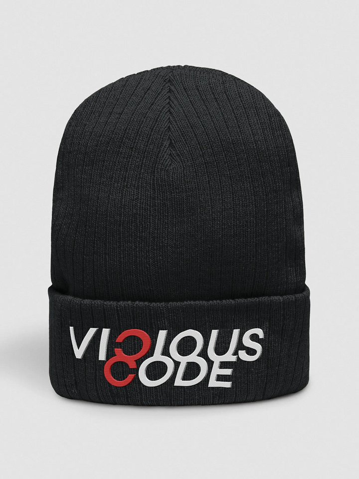 VC Ribbed Knit Beanie product image (1)