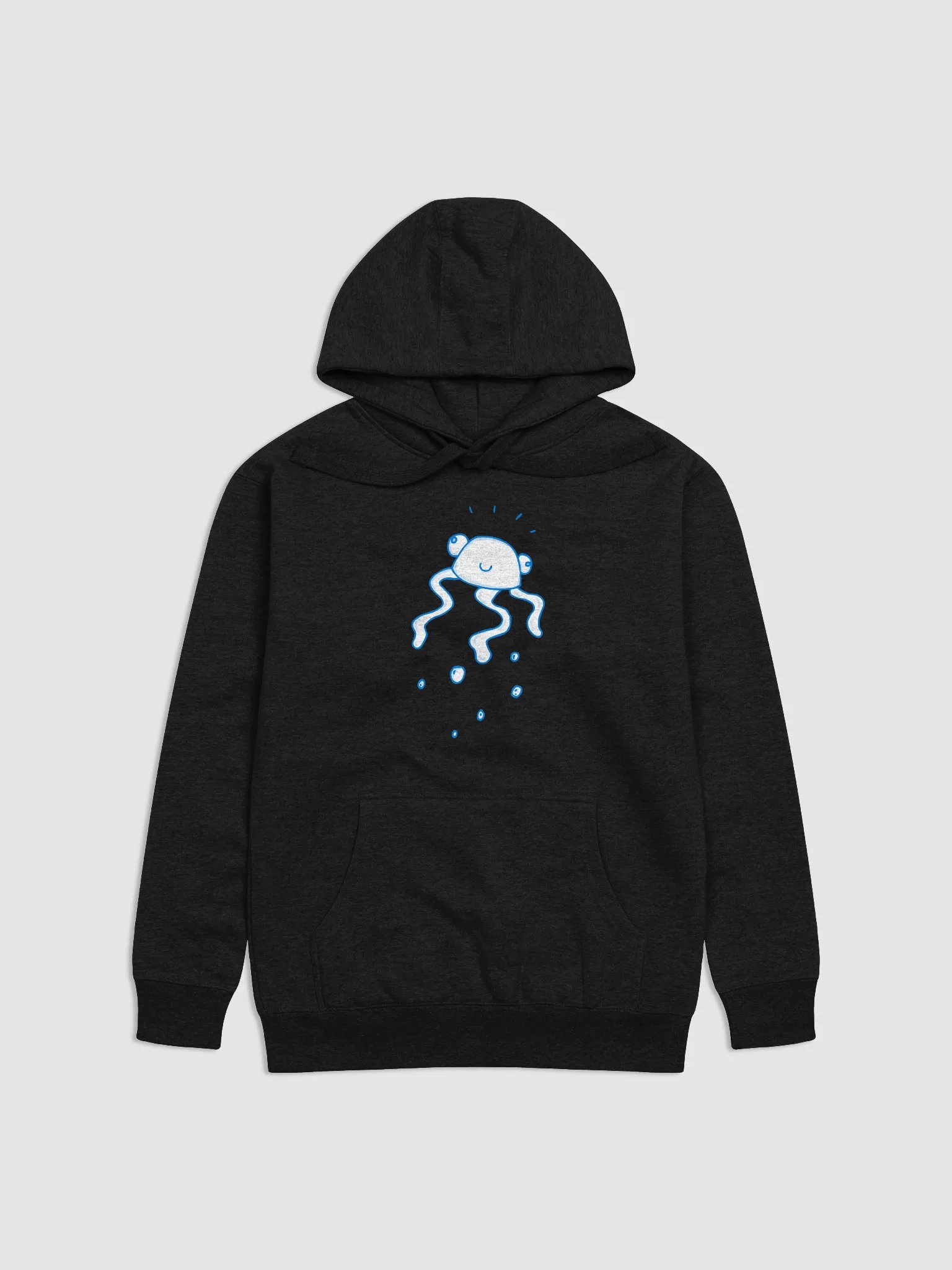 White Jellyfish Hoodie (Front Design) product image (1)