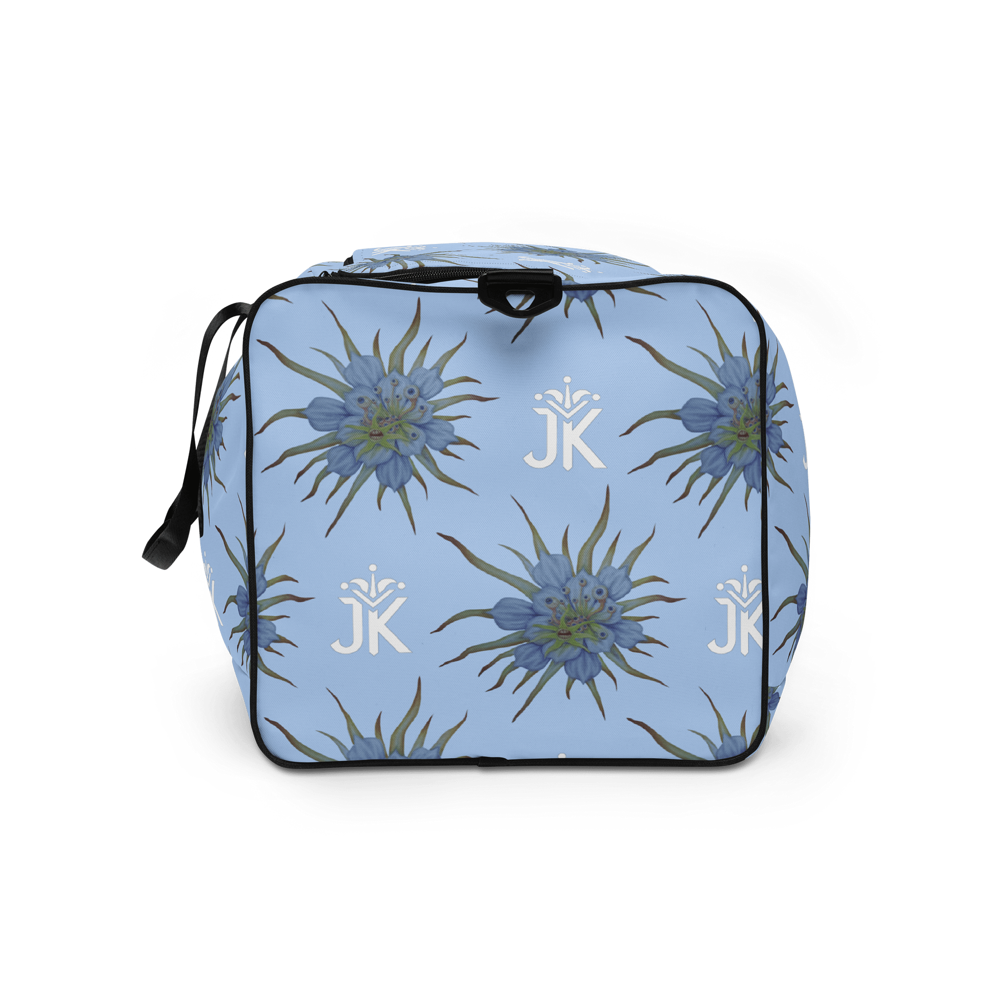 Floral Fiend Blue Duffel Bag product image (9)
