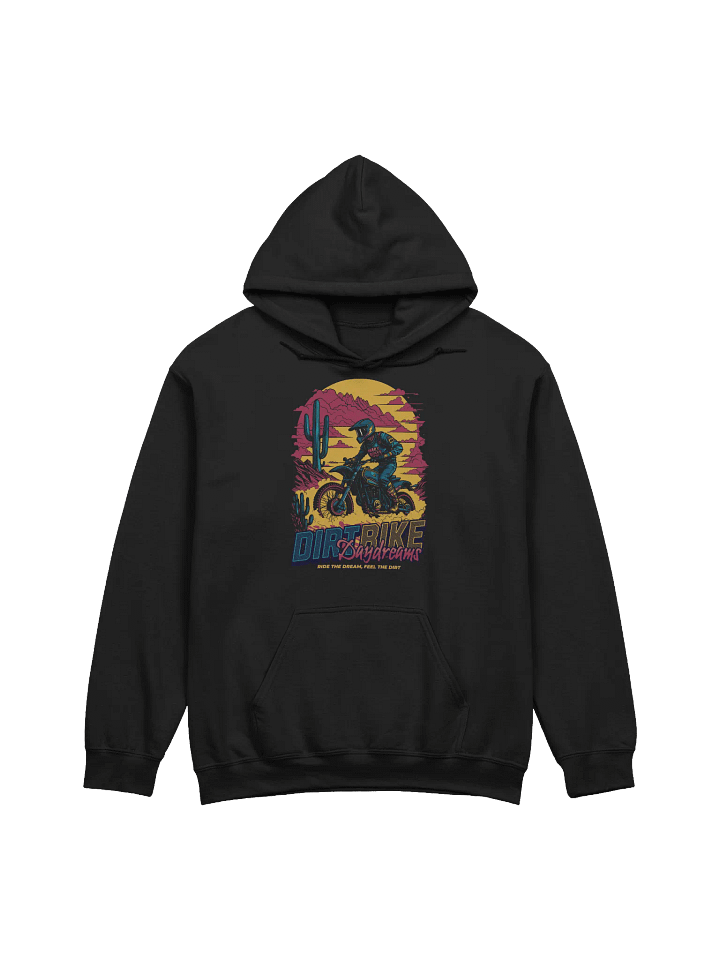 Dirt Bike Daydreams Hoodie | Retro Motocross Off-Road Sweatshirt product image (1)