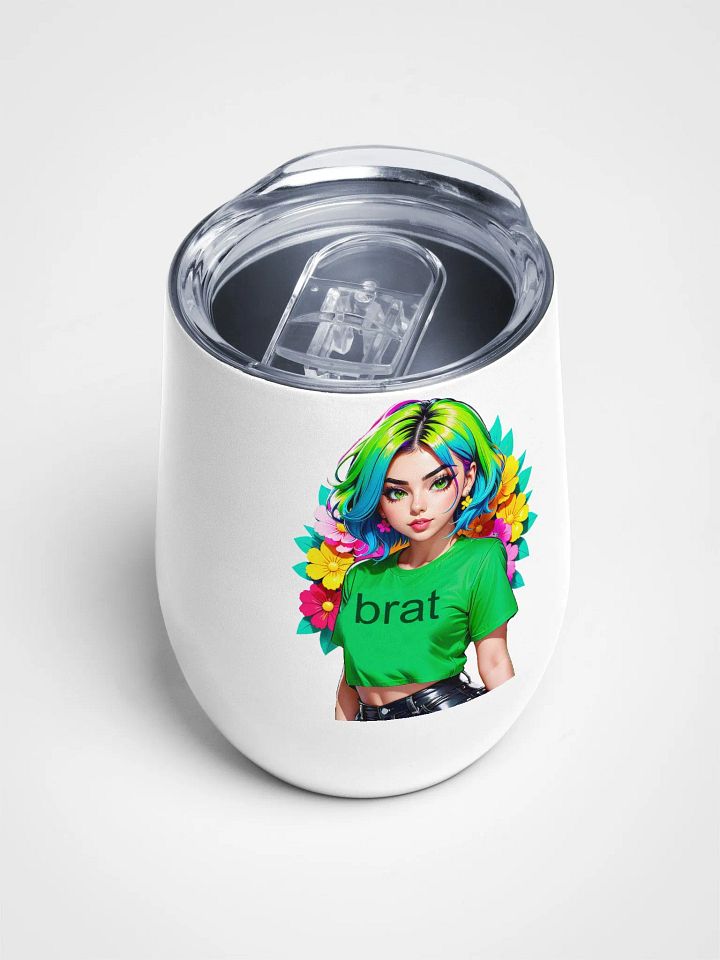 Brat - Wine Tumbler Cup - 12 oz - High-Grade Stainless Steel - v1 product image (2)