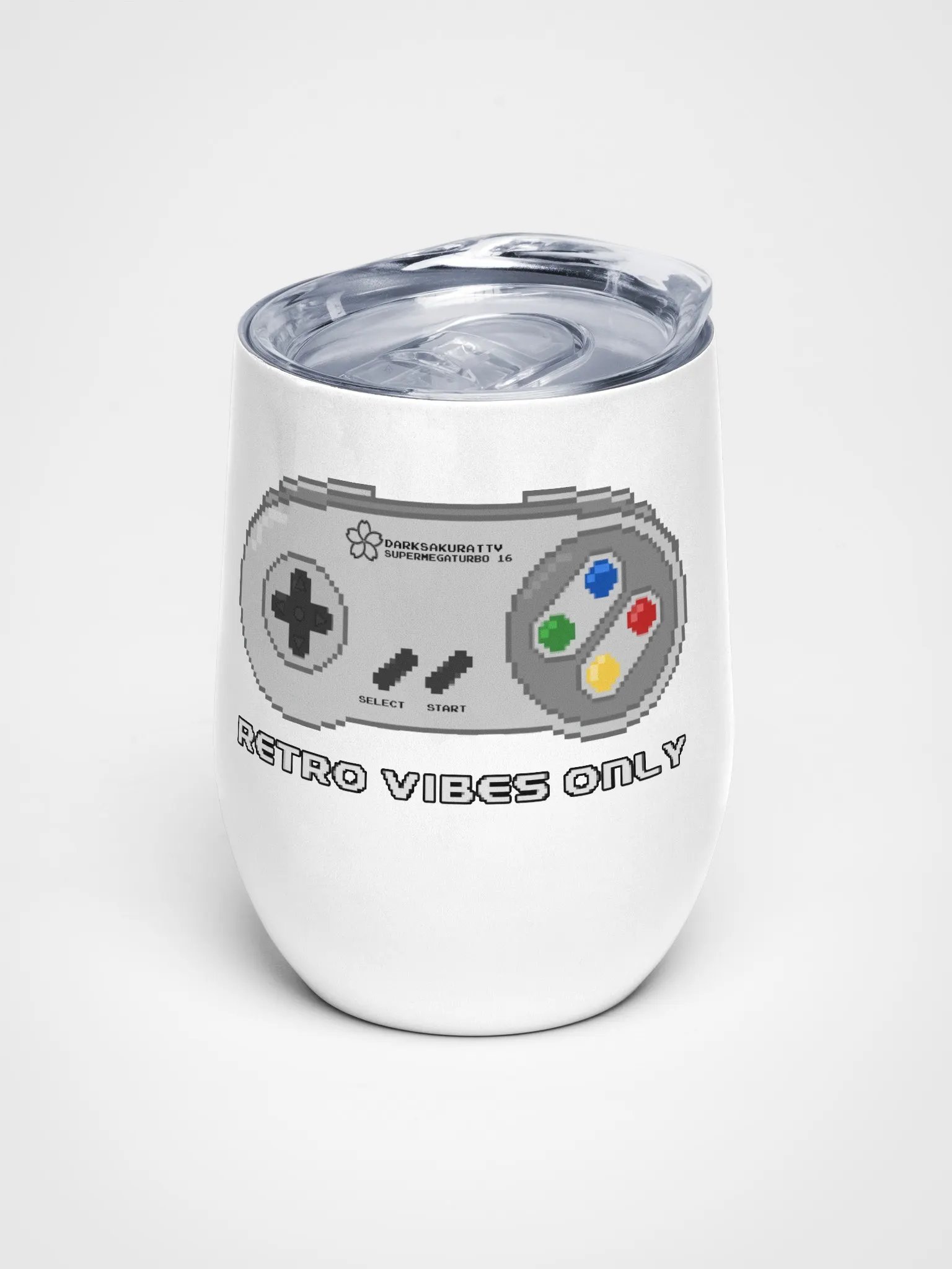 Retro Vibes Wine Tumbler product image (2)