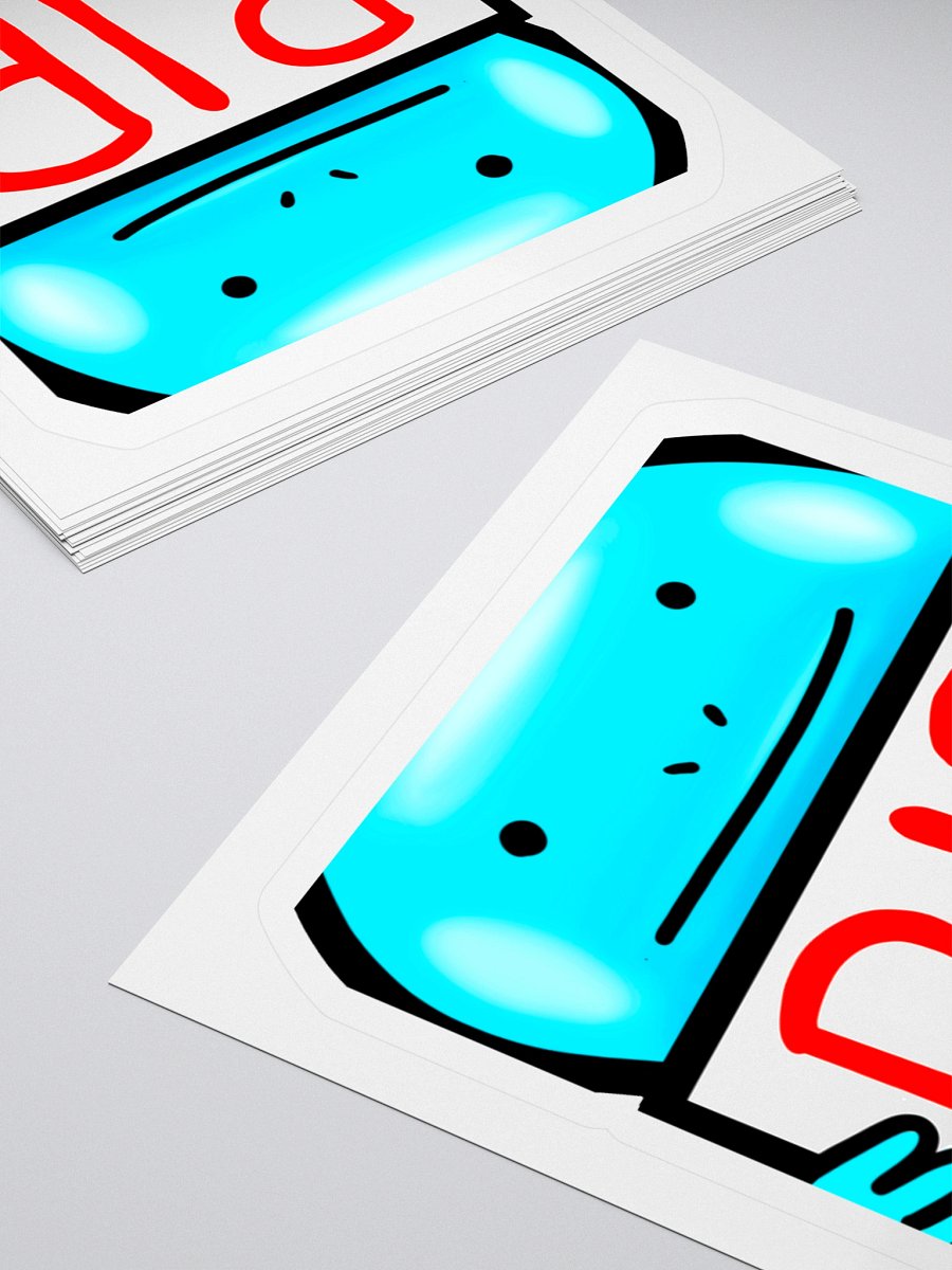 Blue Quag Vinyl Stickers (3" x 3") product image (4)