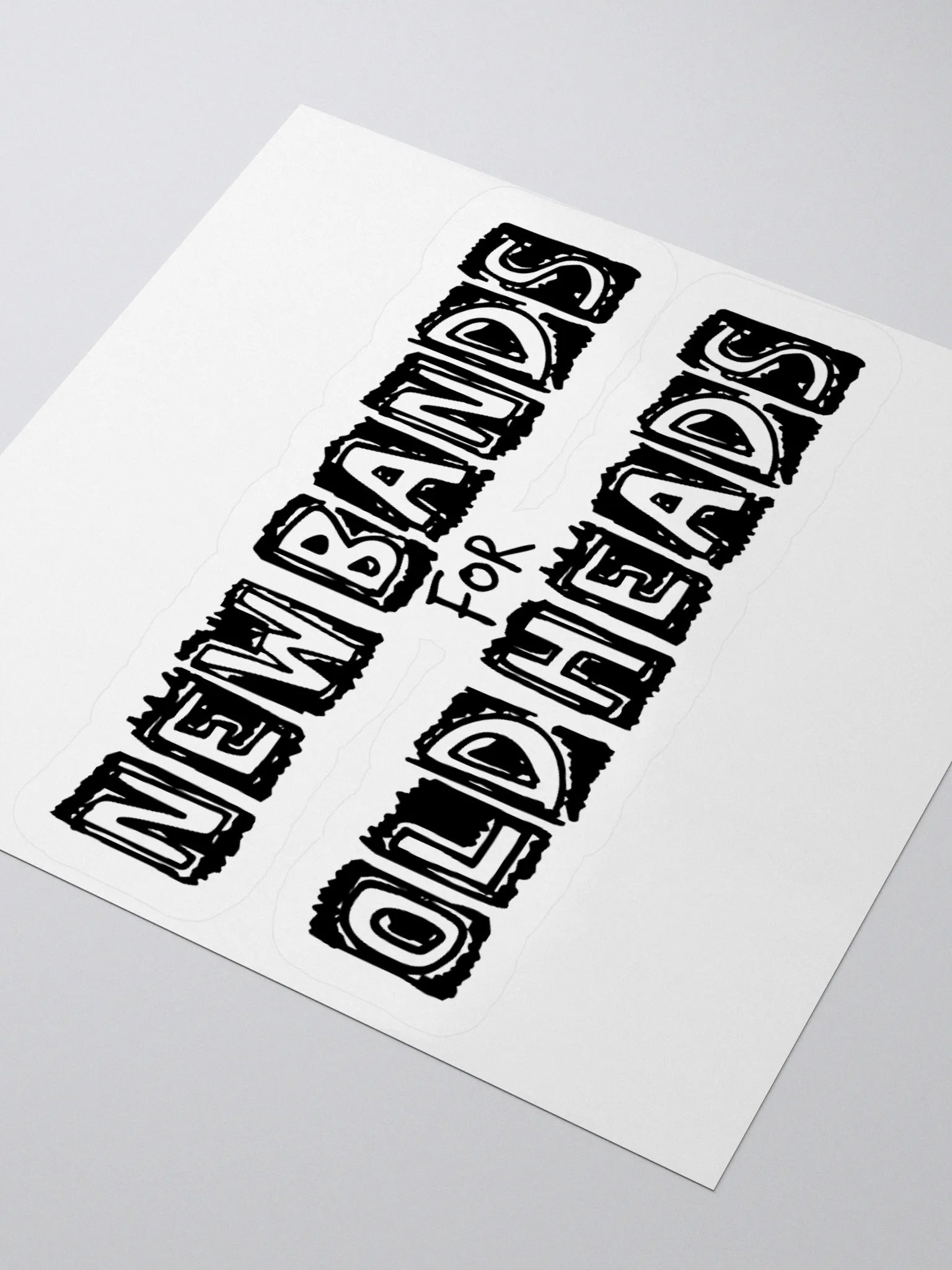 New Bands for Old Heads Sticker product image (3)