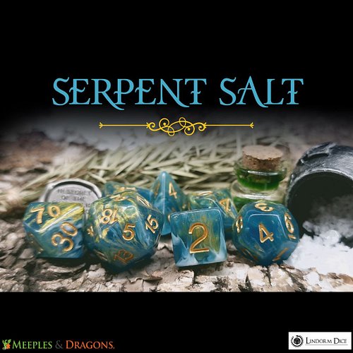 From the Witch’s Brew dice collection by Lindorm Dice …

This salt can be very useful, not least when it comes to scrying. ...