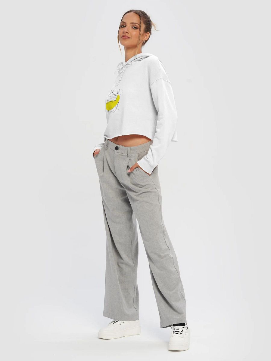 Oh My God - Back to School Women’s Lightweight Cropped Hoodie product image (5)
