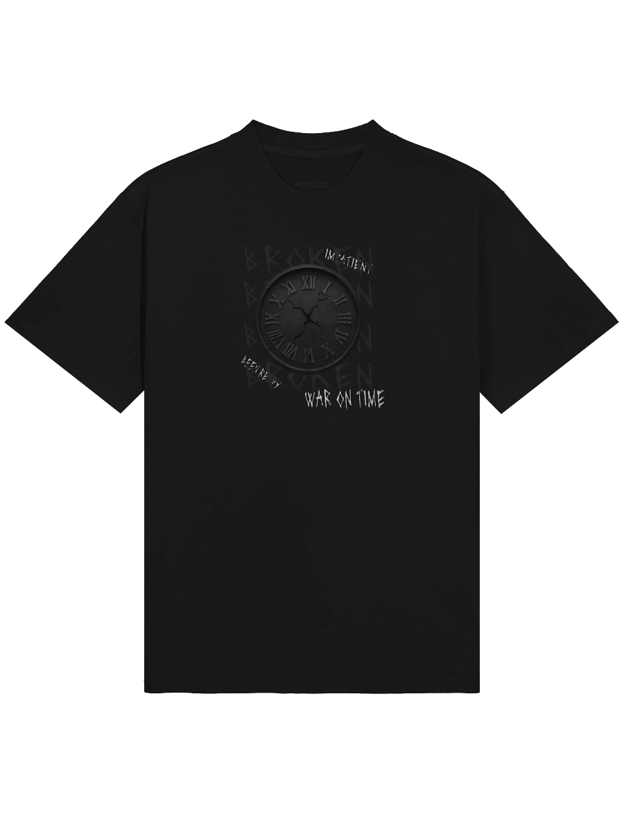 Magigio Broken Clock Faded Oversized Tee product image (3)