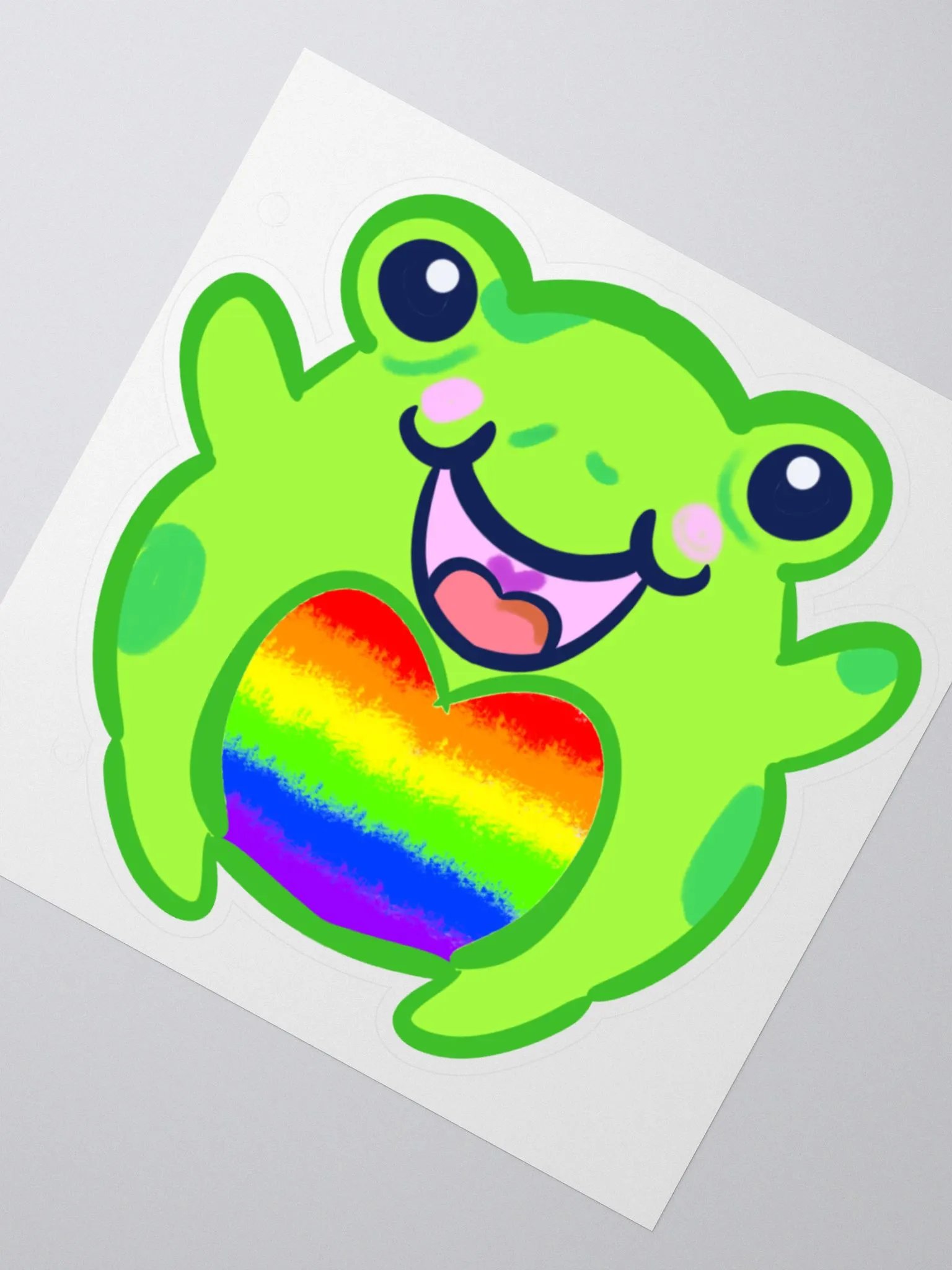 Rainbow Huggle Sticker product image (5)