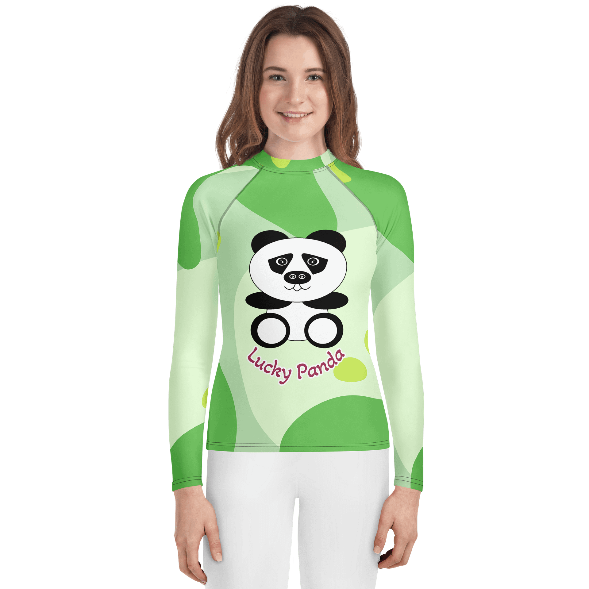 Lucky Panda Youth Rash Guard product image (1)