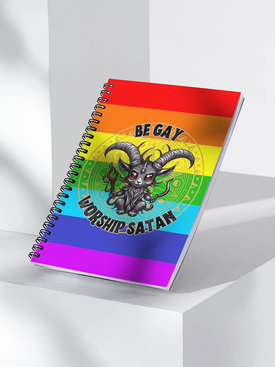 Be Gay Worship Satan Notebook product image (3)
