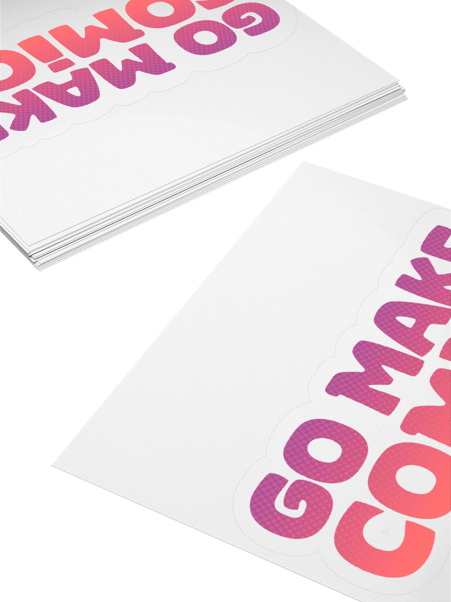 Go Make Comics | 3" Sticker product image (4)