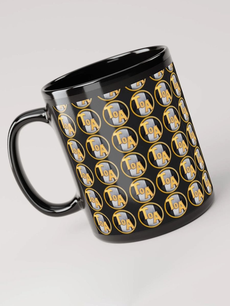 Tournament of Ages - Small Logo - Black Glossy Mug product image (3)