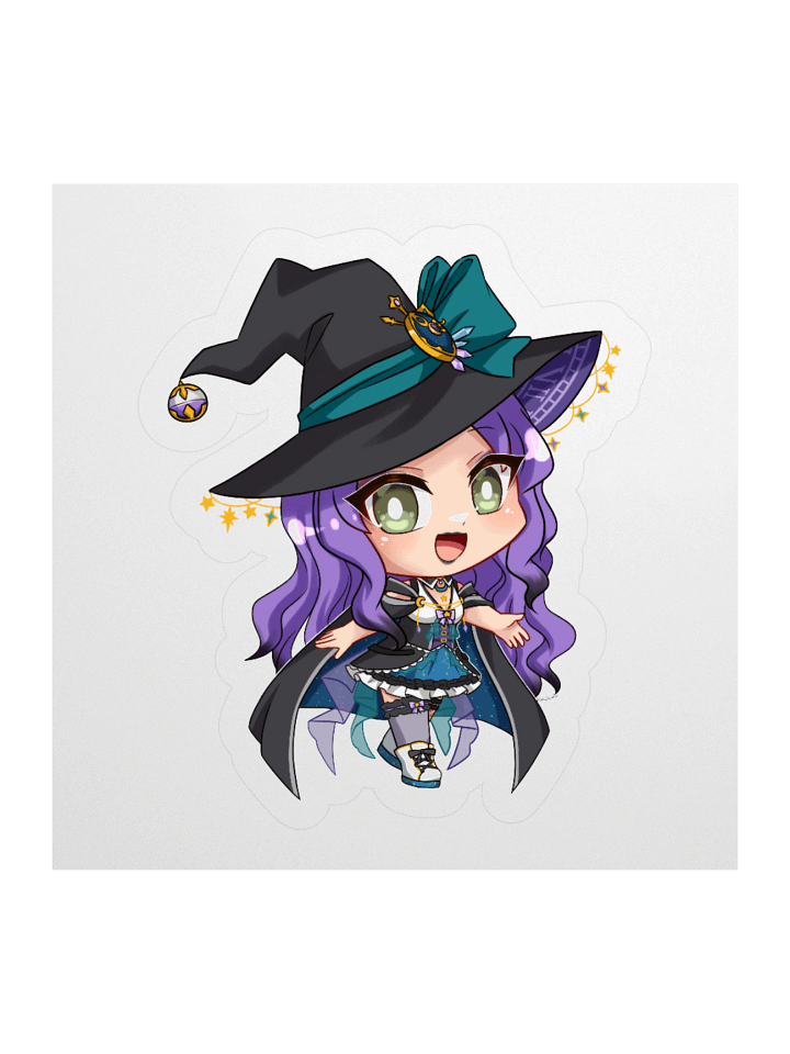 "Debut Chibi" Constellation Sorceress Starfire Big Sticker product image (1)