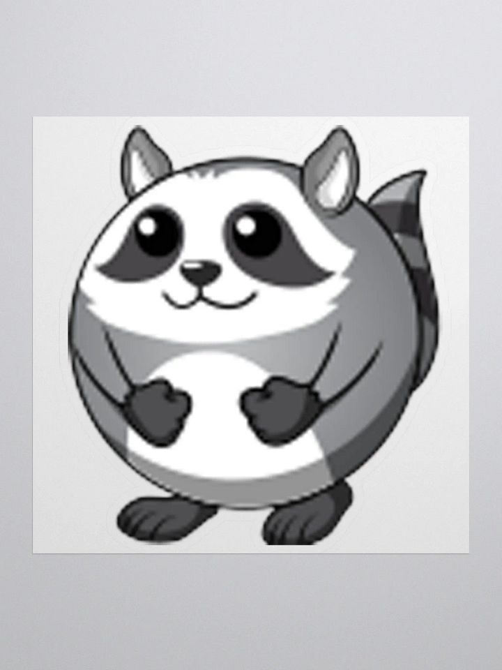 Raccoon Sticker product image (1)