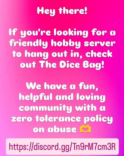 https://discord.gg/Tn9rM7cm3R

I figured I should have a link to our discord pinned as well so it was easier to find :)

Bad ...