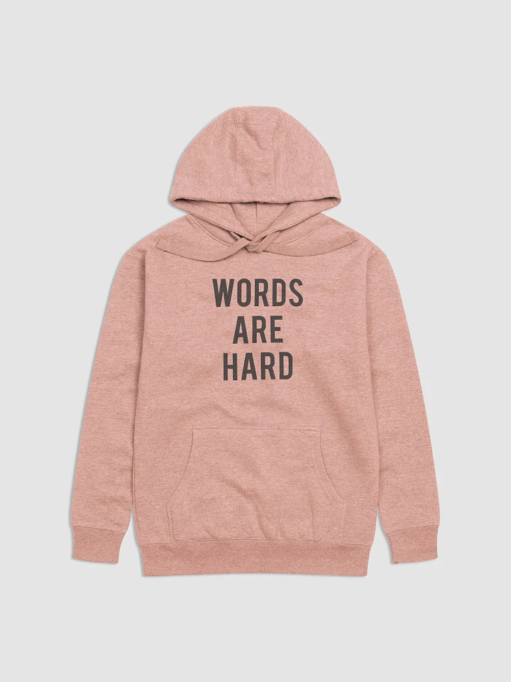 Words Are Hard Hoodie product image (4)