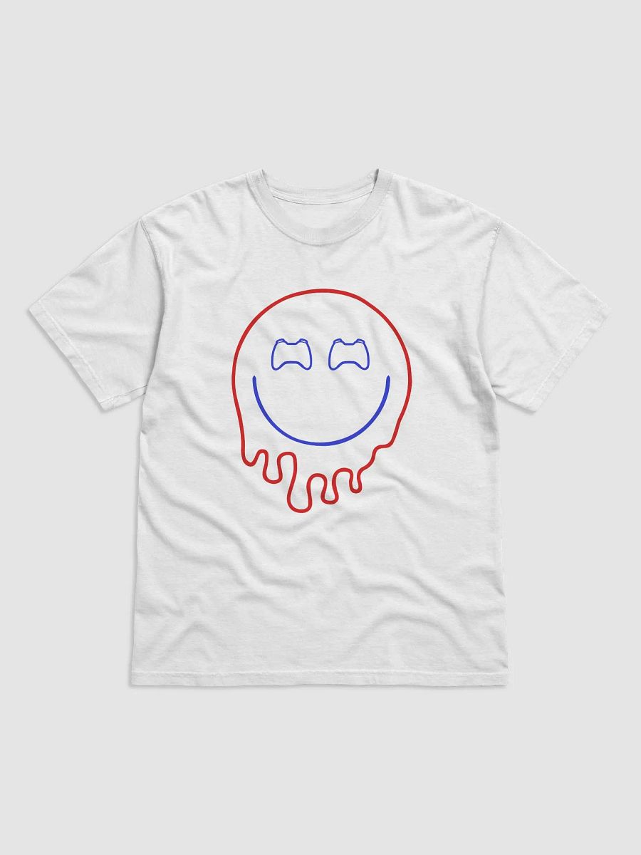 Patriotic Controller Smiley Face T-Shirt (Red/Blue) product image (1)