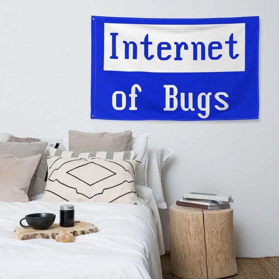 Internet Of Bugs Flag product image (4)