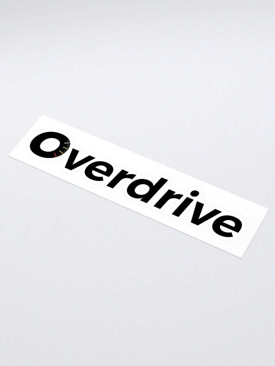 BIG overdrive kiss cut sticker product image (1)