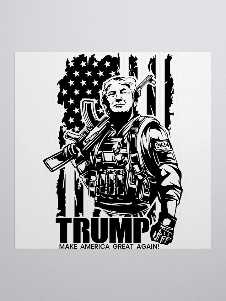 Trump AK47 - Kiss Cut Sticker product image (3)