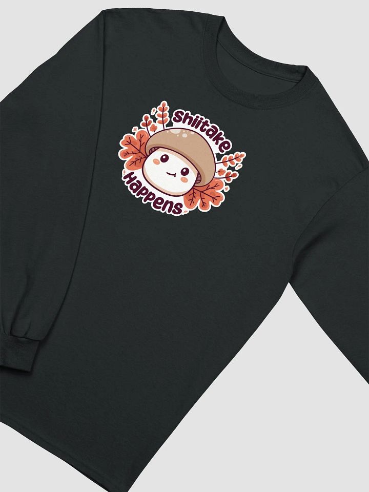 *Limited Time* Shiitake Happens Long Sleeve Shirt (Dark) product image (1)