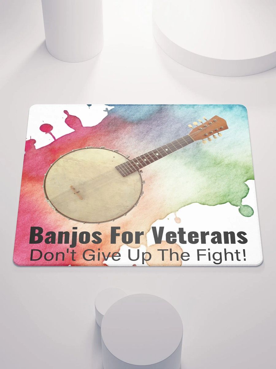 Banjos For Veterans (B4V) Artwork Gaming Mouse Pad product image (1)