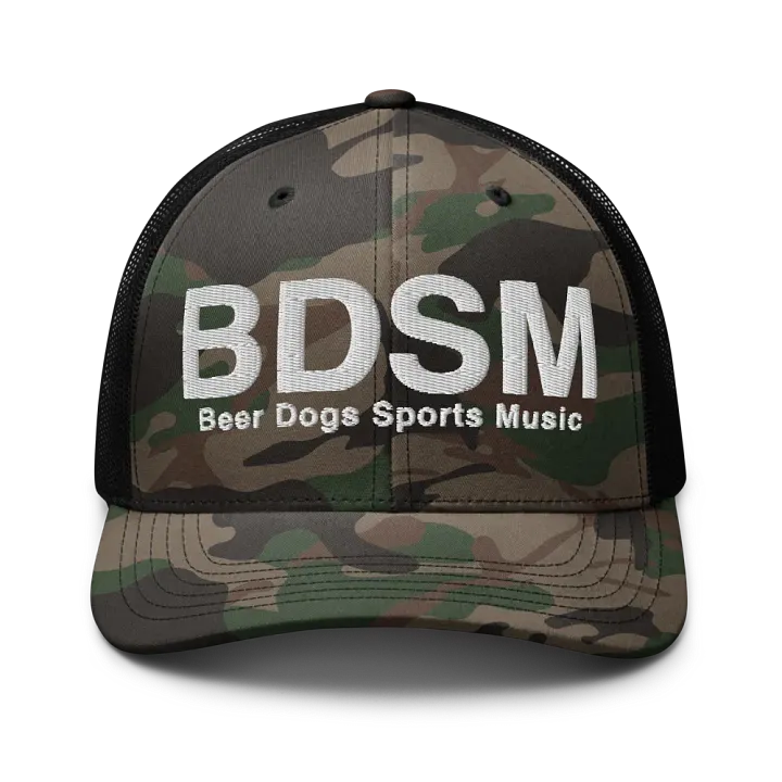 Beer Dogs Sports Music Camo Hat product image (1)