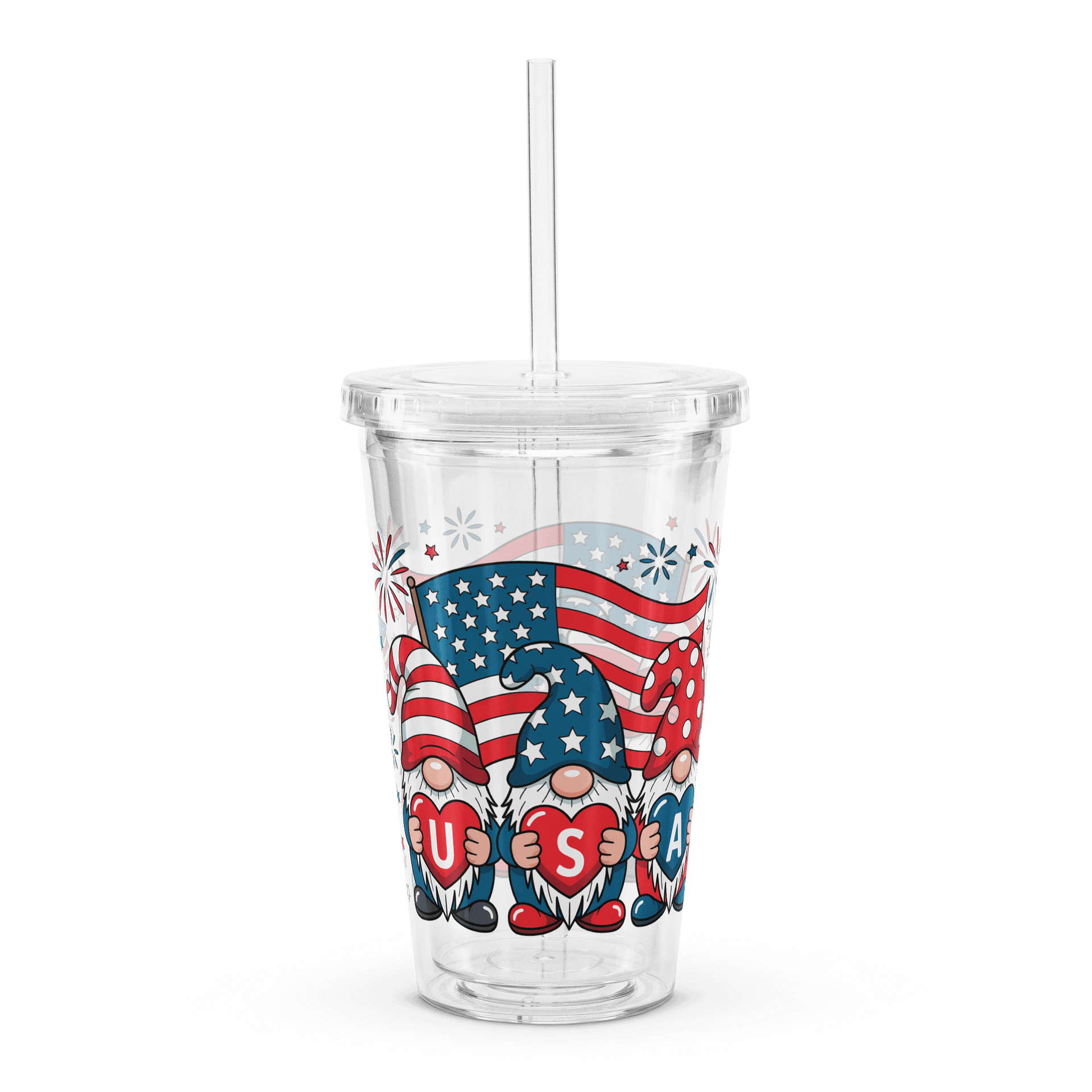 Patriotic Gnome Double Wall Tumbler product image (3)