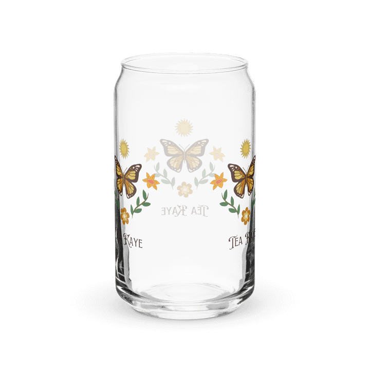 Butterfly Bliss Iced Coffee Glass product image (2)