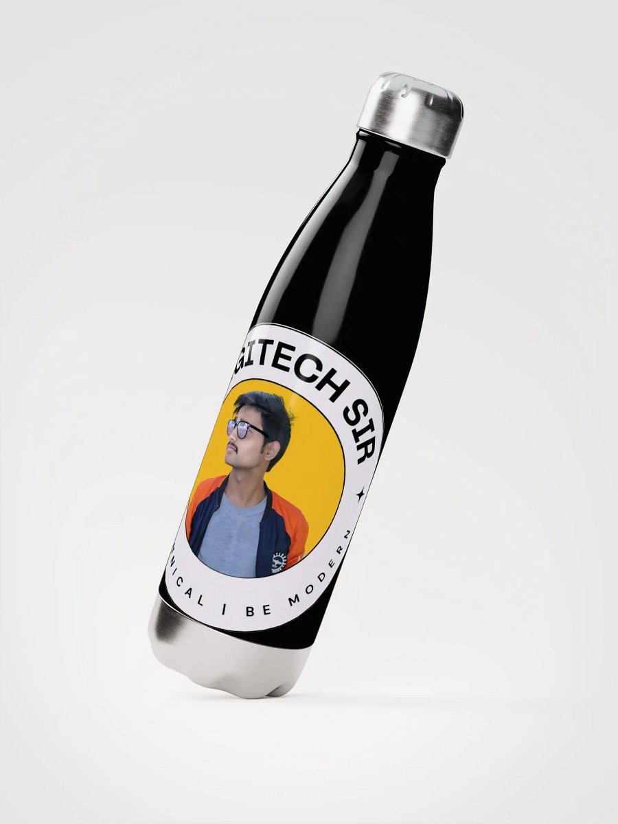 Tech-Savvy Stainless Steel Water Bottle | Digitech Sir Branded Bottle product image (2)
