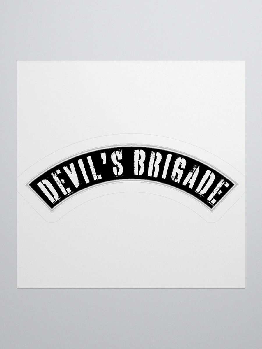 Devil's Brigade Rocker Sticker product image (1)