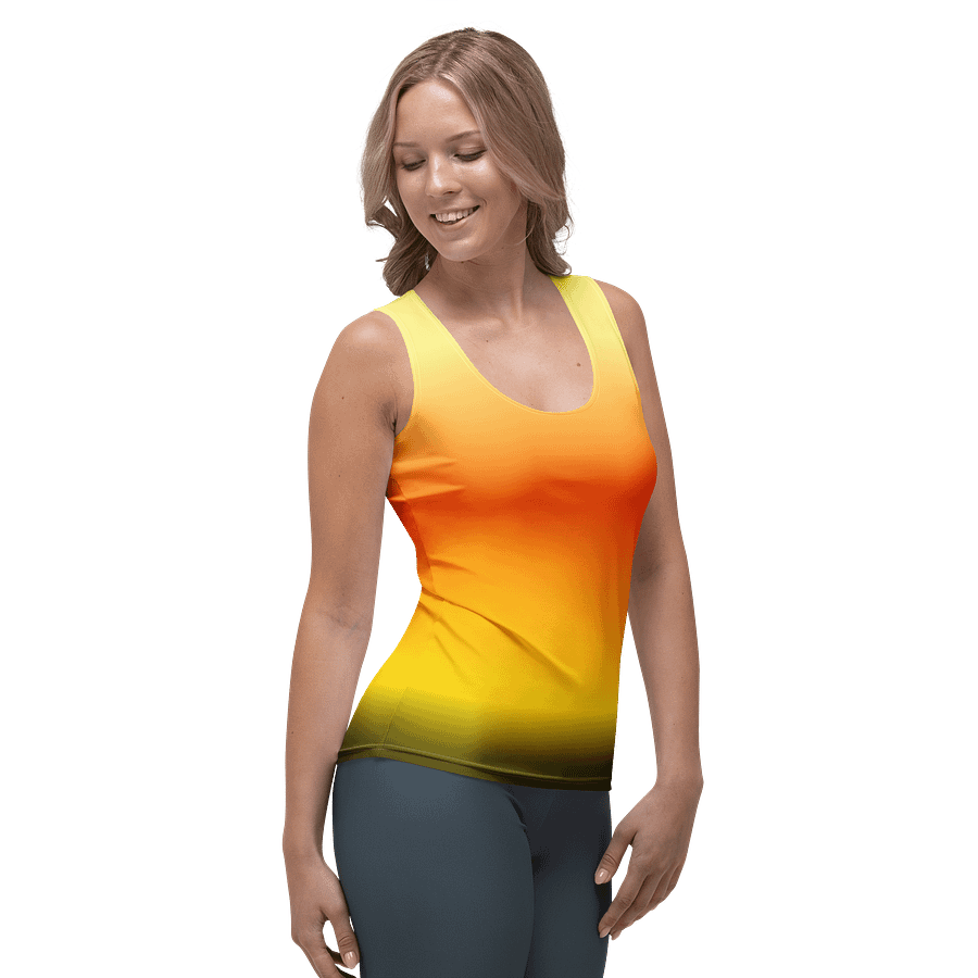 Sunset Glow All-Over Print Tank Top product image (4)