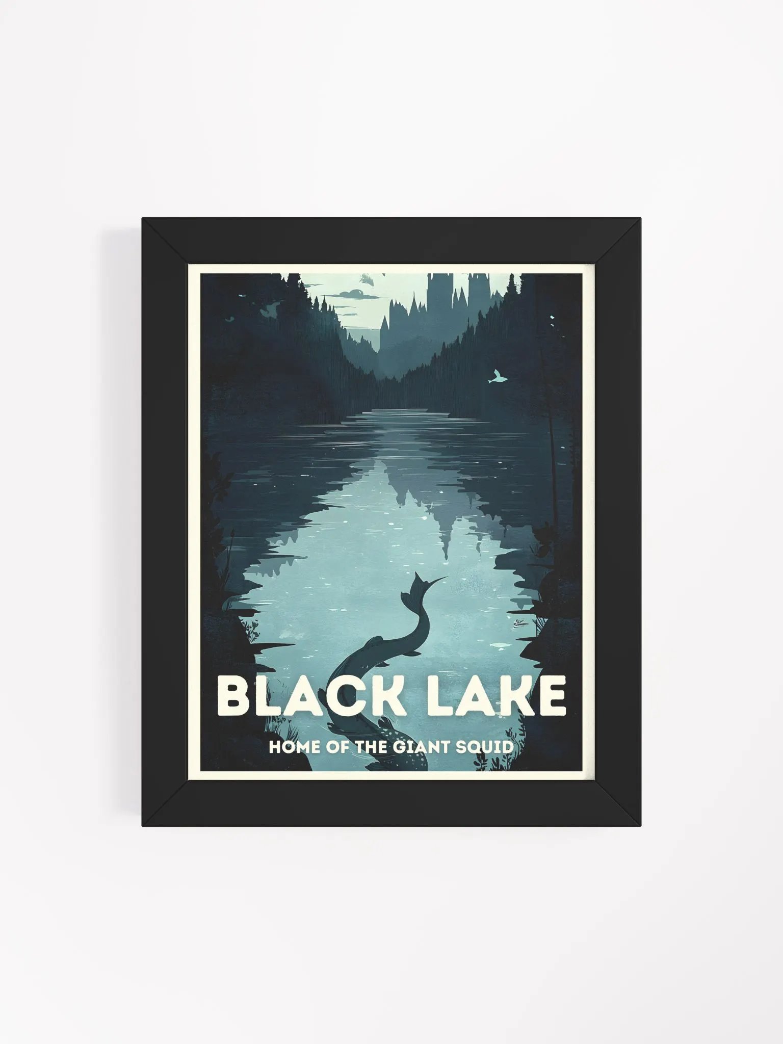 The Black Lake Vintage Travel Poster product image (4)