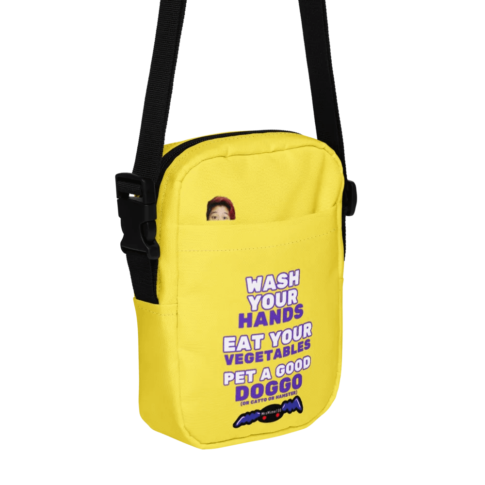 Wash Your Hands, Eat your Veggies, Pet a Doggo (Instinct Crossbody Bag) product image (4)