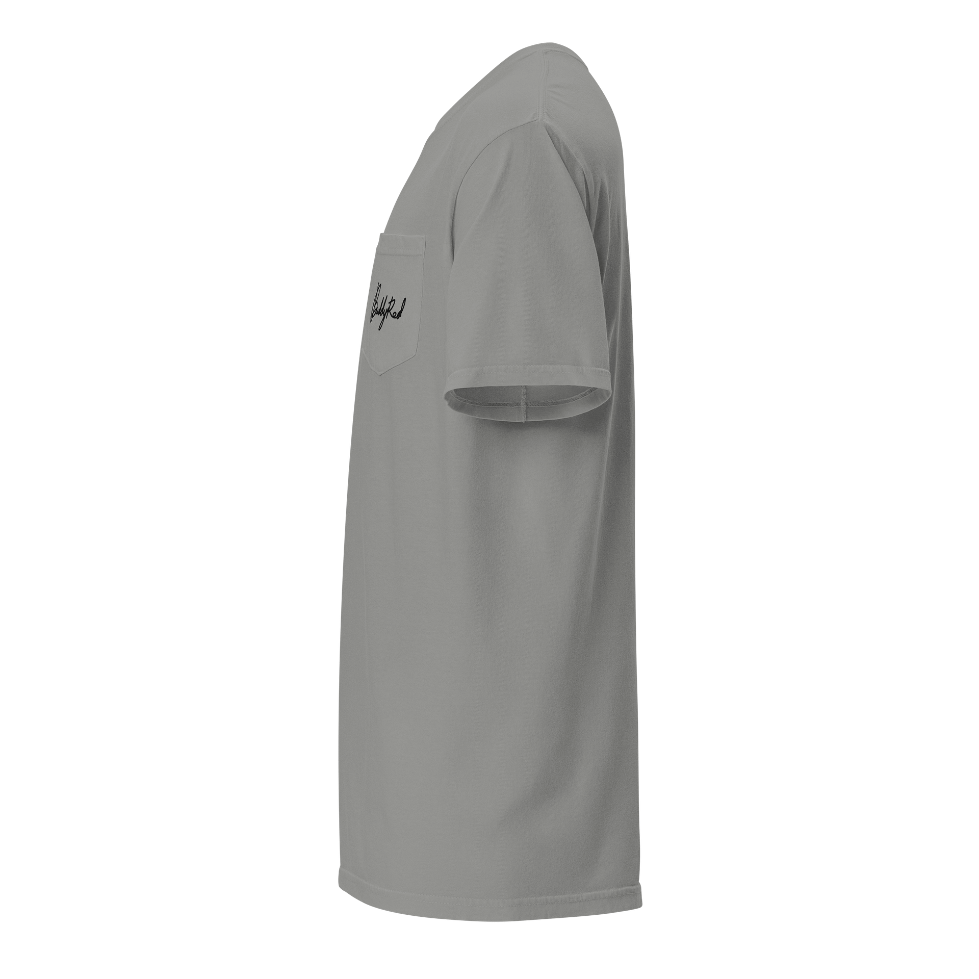 Buddyred Pocket T-shirt Signature Black Text product image (8)