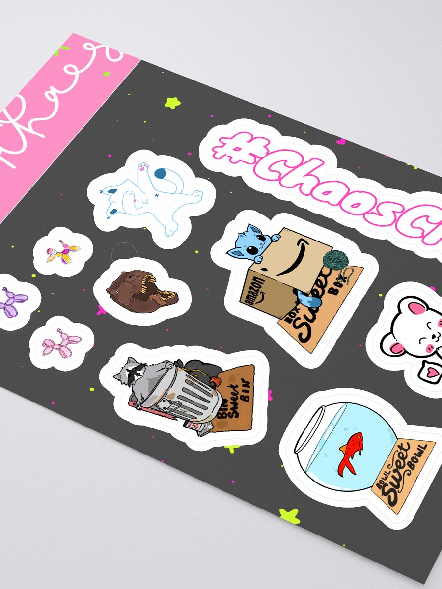 NEW! Brace4chaos Sticker Sheet product image (2)