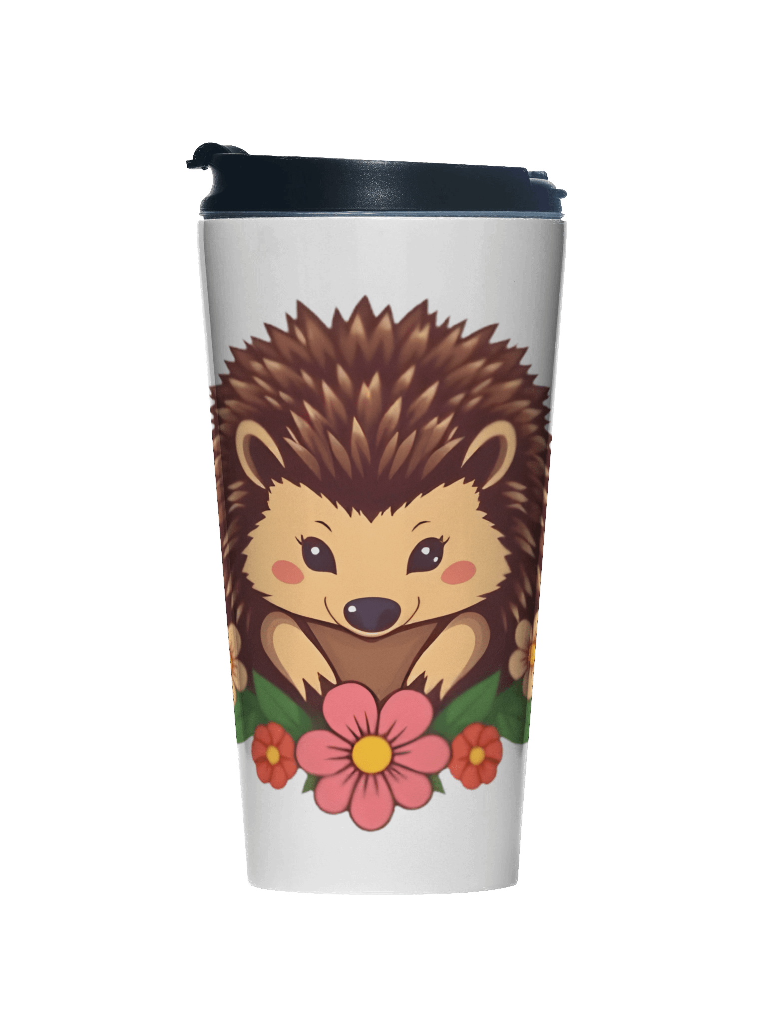 Floral Hedgehog Travel Mug product image (1)
