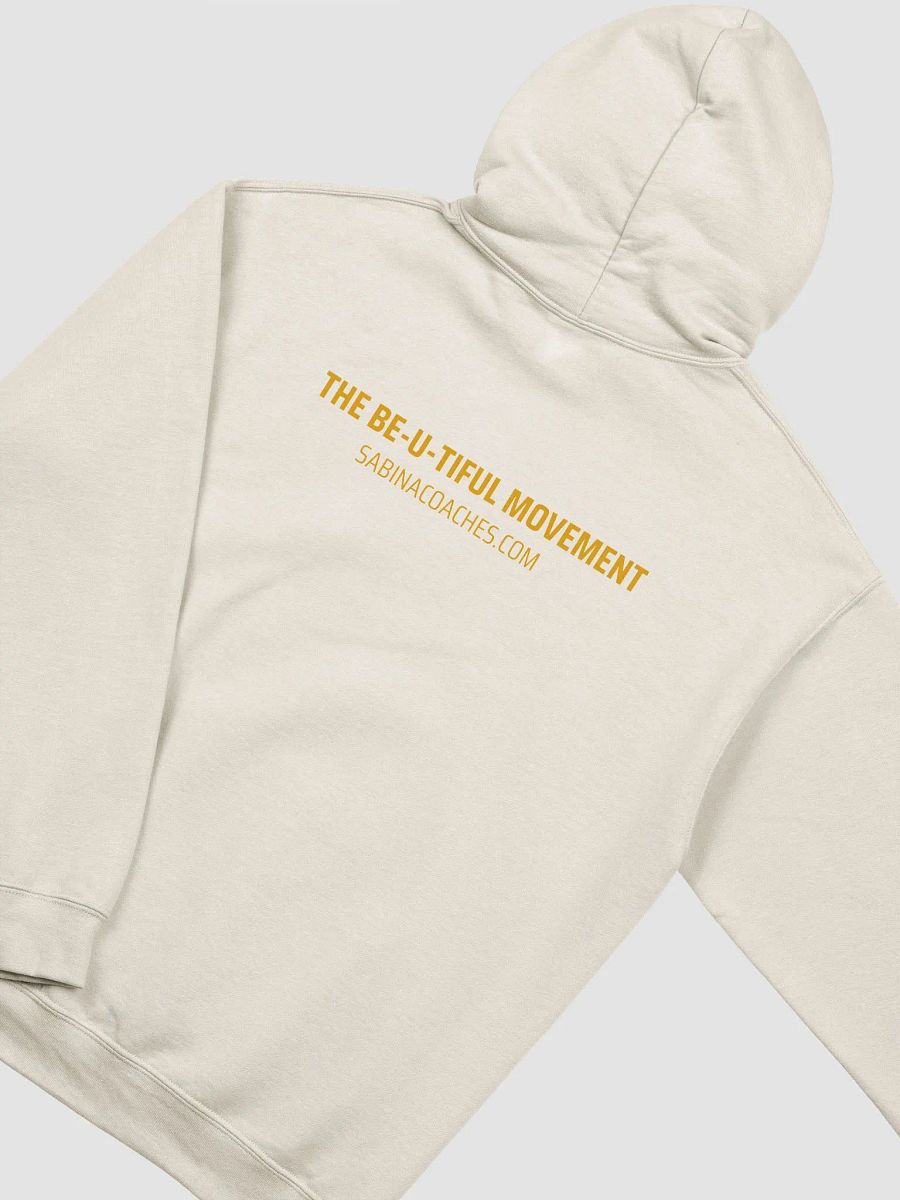 Gildan Classic Push Yourself Hoodie Beige_SC product image (4)