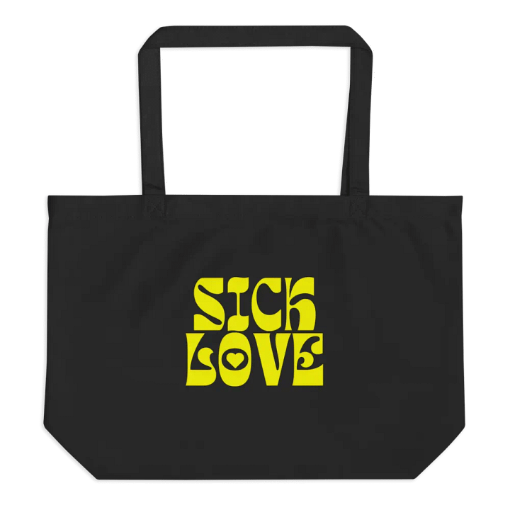 Sick Love Yellow Logo Organic Tote product image (1)