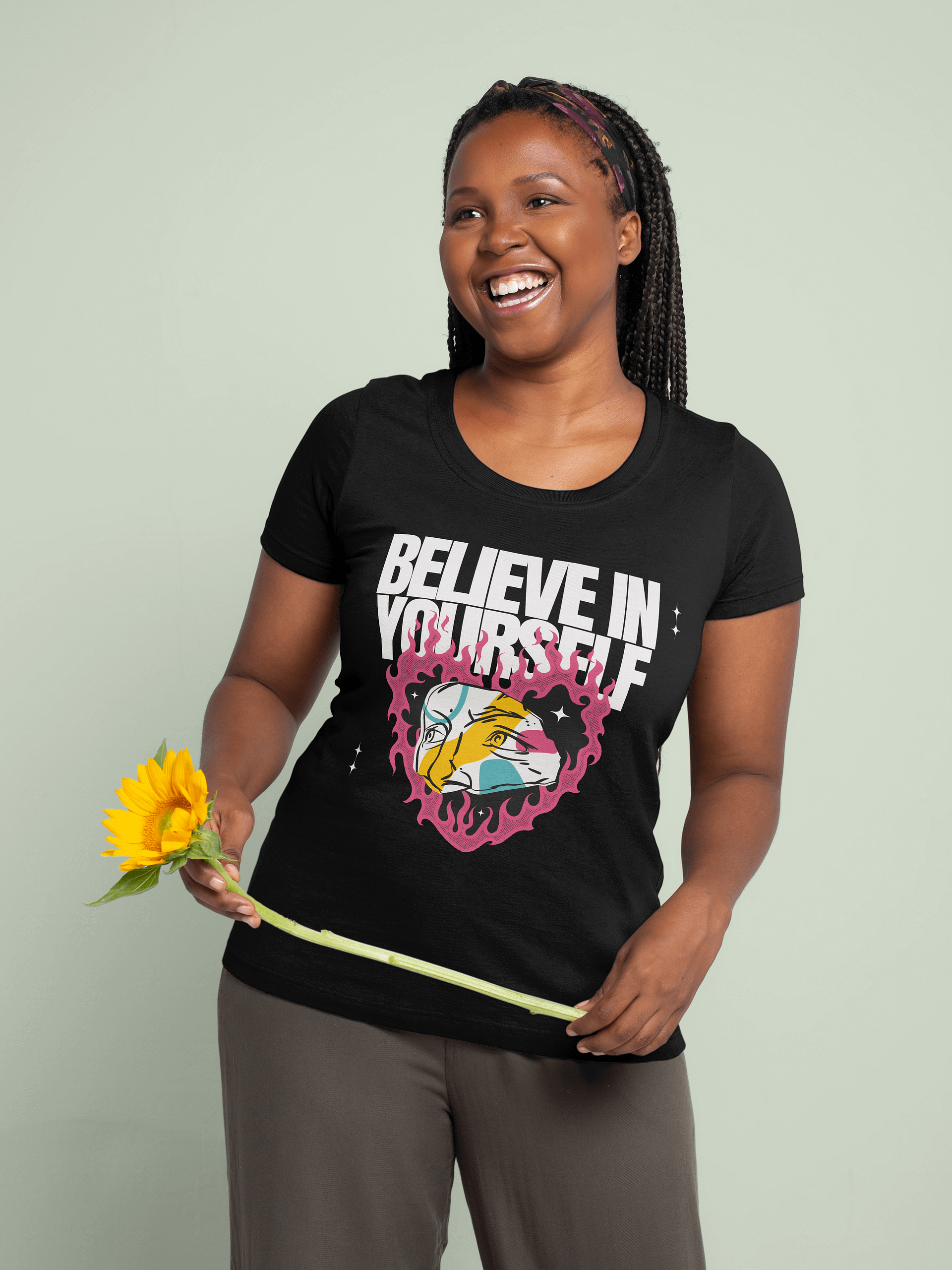 Flaming Confidence T-Shirt product image (1)