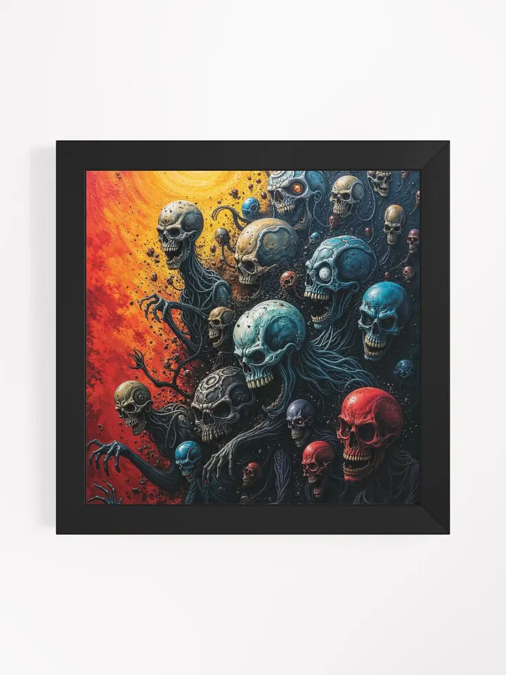 Horde of Horrors Framed Print product image (1)