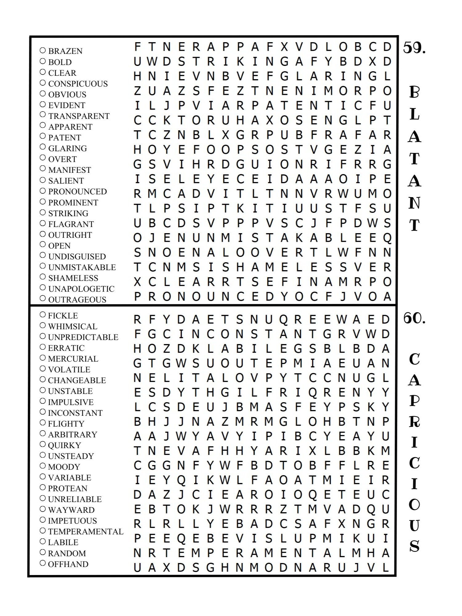 Fun for Everyone Synonym Word Search: 100+ Word Search Puzzles for Seniors, Adults, Teens, & Kids (PDF) product image (4)