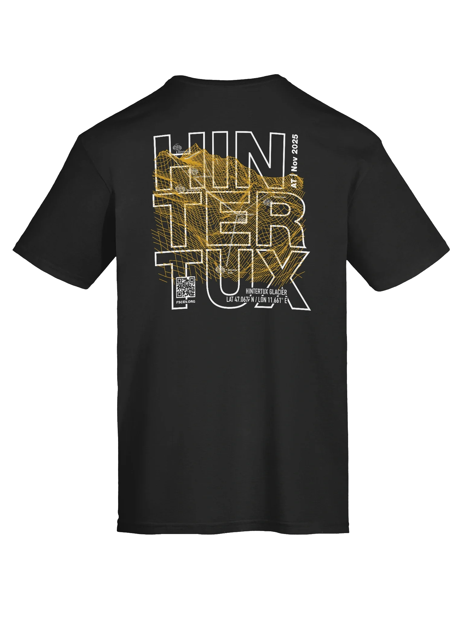 Hintertux Glacier Coordinates Resort (front and back print) product image (8)