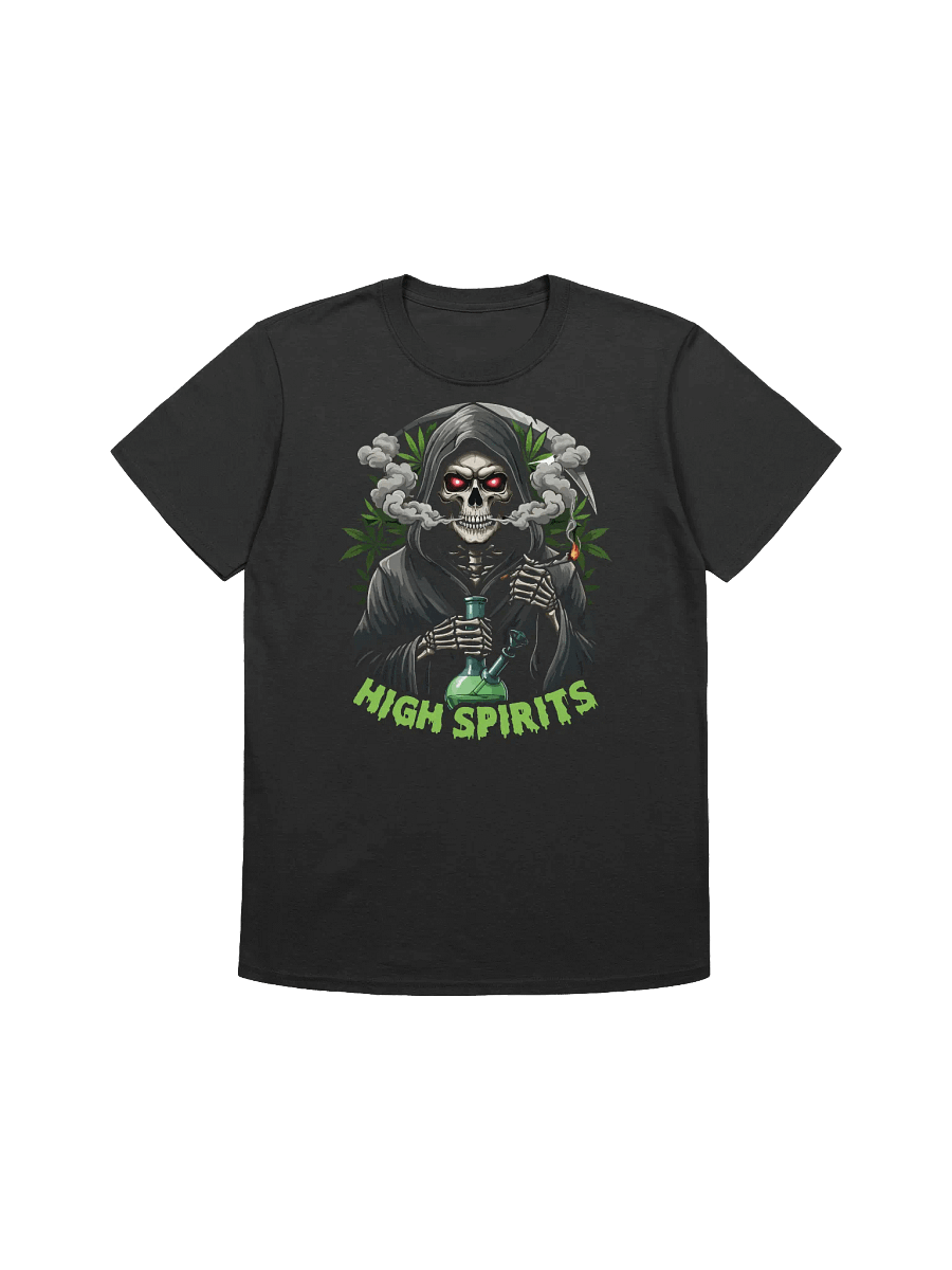 420 Weed - High Spirits Reaper T-Shirt product image (3)