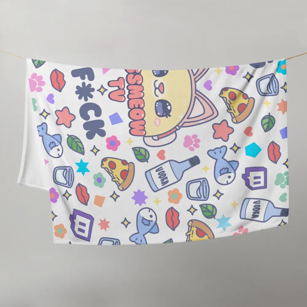 MissMeowTV Cute Throw Blanket product image (21)
