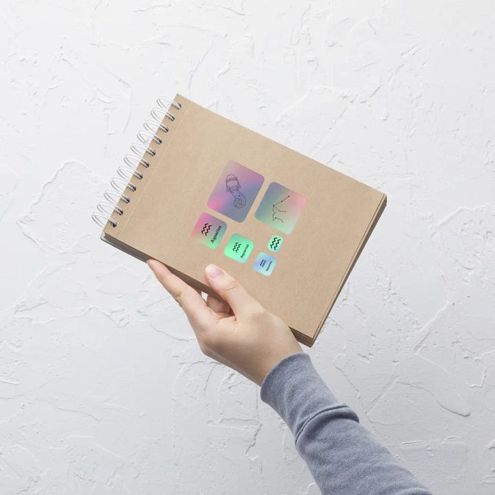 Zodiac Aquarius - Holographic Sticker Set product image (2)