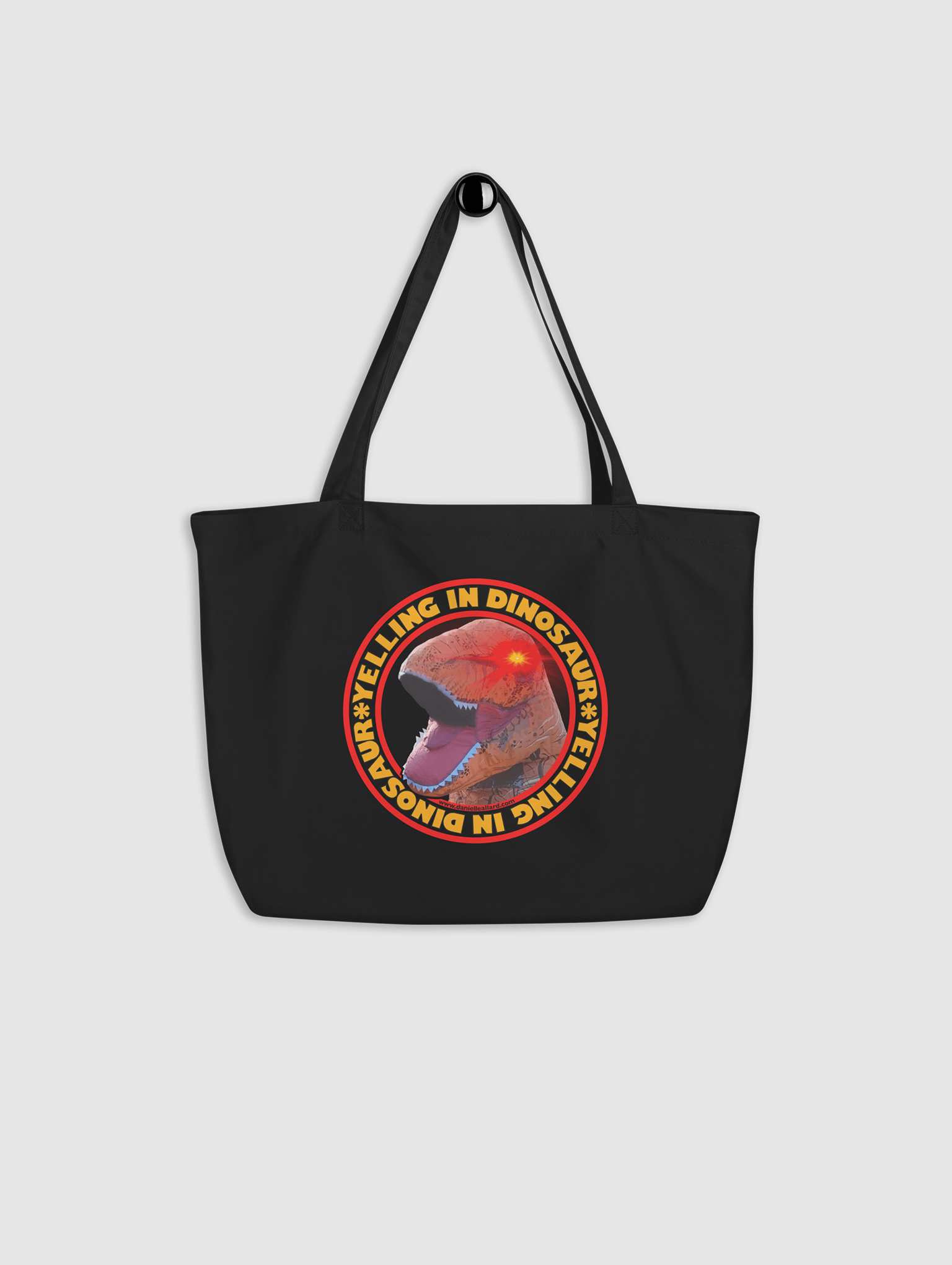 Yelling in Dinosaur Tote Bag product image (2)